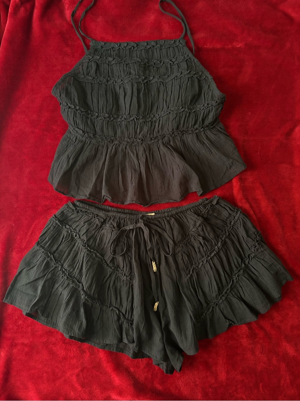 Sold Free People Angelina Short Set Size Small - Picture 2 of 9